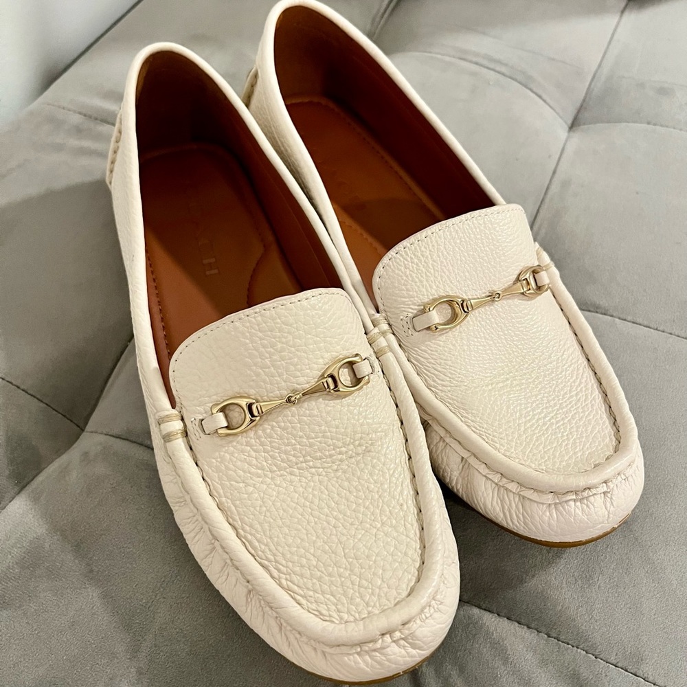 New Coach Mavis Leather Loafers